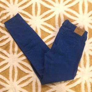 Hollister Blue Skinny Denim Jeans Sz 5